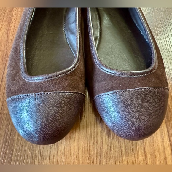 Ralph Lauren Chocolate Brown Flats - Picture 2 of 8